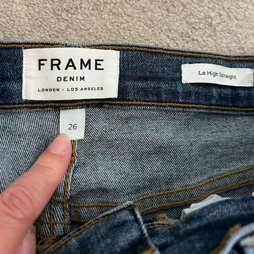 Frame Denim Le High Straight jeans - size 26 - Picture 5 of 6